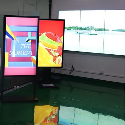 Окно LCD 65 дюймов показывает фронт магазина встали на сторону экрана изготовителей одиночный, который
