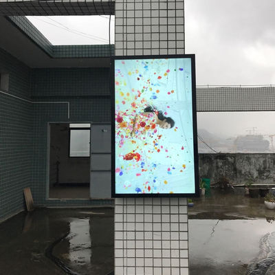 Signage установленный стеной водоустойчивый цифров IP66 LCD 55