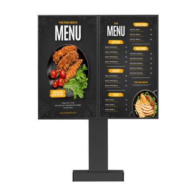 Наружный водонепроницаемый дисплей Drive Thru Digital Menu Board для рекламы ресторанов